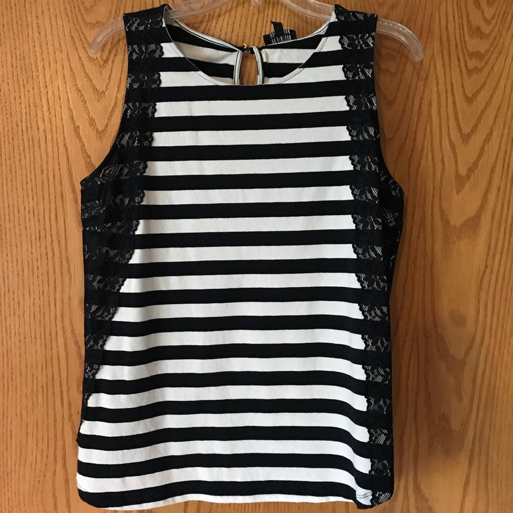 The Limited striped sleeveless shirt